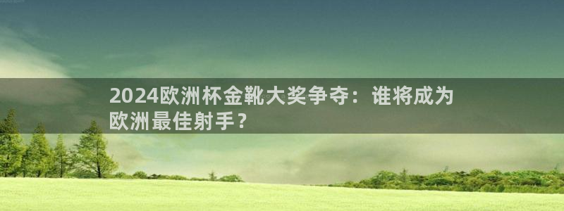 欧洲杯买球怎么买|2024欧洲杯金靴大奖争夺：谁将成为
欧洲最佳射手？